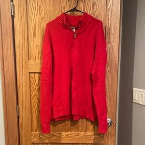 St. John's Bay Men’s Vibrant Red Knit Sweater XXL